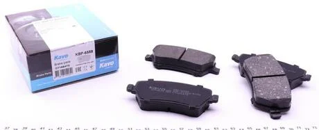 PARTS NISSAN Тормозные колодки передн. Micra 03- KAVO KBP-6559