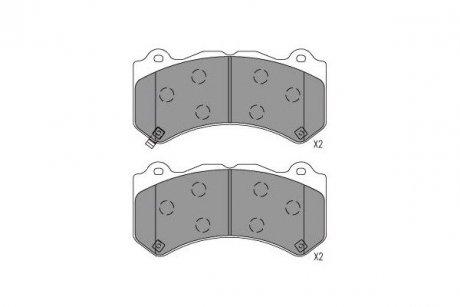 Колодки гальмівні (передні) Jeep Grand Cherokee 10- (Brembo) KAVO KBP6627