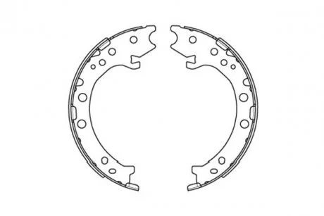PARTS HONDA Тормозные колодки задн.ручного тормоза CR-V II 01- KAVO KBS-2903