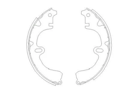 PARTS щоки гальмівні TOYOTA Corolla -00 KAVO KBS-9918