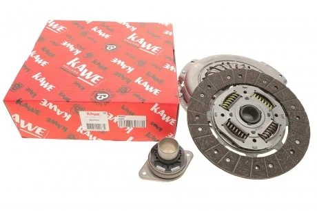 Комплект зчеплення Audi A4/A5/A6 1.8/2.0/2.8 TFSI 08-17 (d=240mm) (+вижимний) Kawe 962592