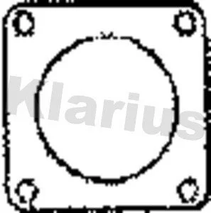 Прокладка вихлопної системи приймальної труби FIAT Croma 86-96 KLARIUS 410328