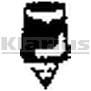 Кронштейн, глушитель KLARIUS 420300 (фото 1)