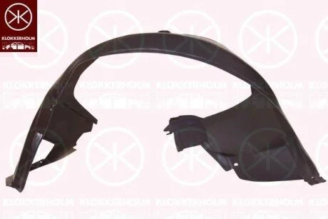 Підкрилок ниша колеса, пластик, лів. передн. 51711977047 BMW KLOKKERHOLM 0060385