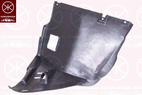 Підкрилок ниша колеса, пластик 51718224985 BMW KLOKKERHOLM 0061381 (фото 1)