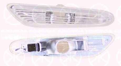 Показник повороту, CRYSTAL CLEAR, прав. 63136923920 BMW KLOKKERHOLM 00660602