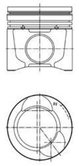 Поршень KOLBENSCHMIDT 40 074 600 (фото 1)