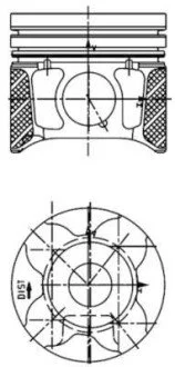 Поршень KOLBENSCHMIDT 40179600