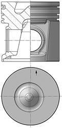 Поршень KOLBENSCHMIDT 40185600