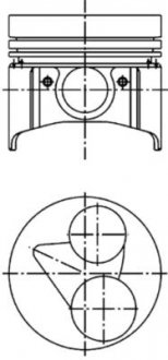 Поршень KOLBENSCHMIDT 40 224 600