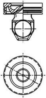 Поршень KOLBENSCHMIDT 40 338 600 (фото 1)