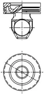Поршень KOLBENSCHMIDT 40 338 600 (фото 1)