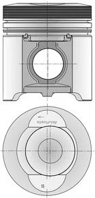 Поршень KOLBENSCHMIDT 40 483 600 (фото 1)