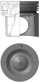 Поршень KOLBENSCHMIDT 40627600 (фото 1)