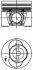 Поршень 81.00 STD VW LT 28-35,28-46 II 2.5TDI AVR,BBR 99- 40734600
