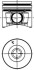 Поршень (діаметр 94мм, STD) DEUTZ ATLAS COPCO QAS/QAX, COPCO XAS, DYNAPAC F, GEHL 4000, GEKO 40000, JLG 1000 BF3M2011/BF4M2011 KOLBENSCHMIDT 40 743 600 (фото 1)