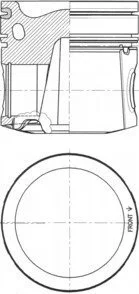 Поршень KOLBENSCHMIDT 41 082 620