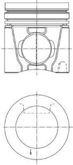 Piston KOLBENSCHMIDT 41166600