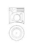 Поршень KOLBENSCHMIDT 41 479 600 (фото 1)