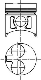 Поршень KOLBENSCHMIDT 41 529 620