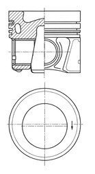 Поршень двигуна AUDI/VW 2,0 TDI 81,26 KOLBENSCHMIDT 41661610