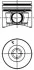 Поршень (діаметр 96мм, STD) AHLMANN AF60E, AL100, AL100T, AL100TI, AL70E, AL80, AL85T, AS50, AZ90 T AMMANN AFT270 E, AFT270 G, AFT350 E, AFT350 G, AFW270 E, AFW270 G, AFW350 E, AFW350 G, APR35 KOLBENSCHMIDT 41 801 600 (фото 1)