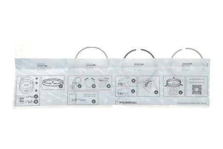 Кільця поршневі FORD / 1.5 TDCI / UGCA /1.5 EcoBlue / XXGA KOLBENSCHMIDT 800124710000