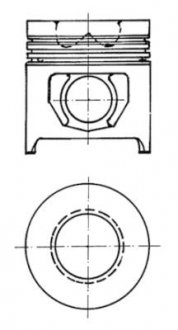 Поршень KOLBENSCHMIDT 90 158 700 (фото 1)