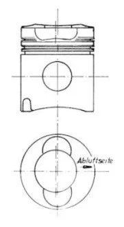Поршень KOLBENSCHMIDT 90 669 600