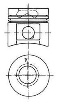 Поршень KOLBENSCHMIDT 91 260 600 (фото 1)