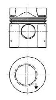 Поршень KOLBENSCHMIDT 91 598 600