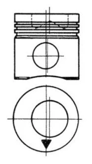 Поршень KOLBENSCHMIDT 92 982 600 (фото 1)