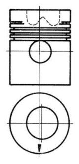 Поршень KOLBENSCHMIDT 93 175 600