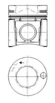 Поршень KOLBENSCHMIDT 93 231 600 (фото 1)