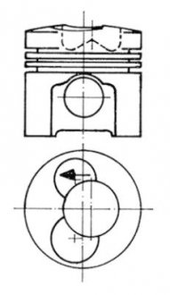 Поршень KOLBENSCHMIDT 93 472 600