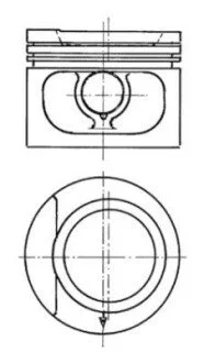 Поршень KOLBENSCHMIDT 93876600