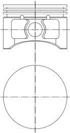 Поршень двигуна TRUCK MB KOLBENSCHMIDT 94294611