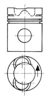 Поршень KOLBENSCHMIDT 94 724 700