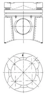 Поршень KOLBENSCHMIDT 94 846 600 (фото 1)