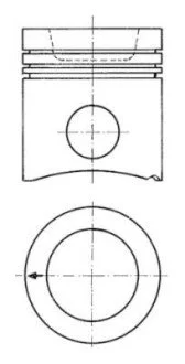 Поршень KOLBENSCHMIDT 94 943 600