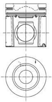 Поршень KOLBENSCHMIDT 99 353 600