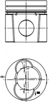 Поршень KOLBENSCHMIDT 99 484 600