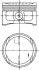 Поршень KOLBENSCHMIDT 99 563 600 (фото 1)
