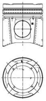 Поршень KOLBENSCHMIDT 99 697 600 (фото 1)