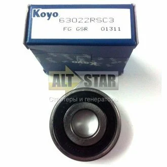 ПОДШИПНИК ШАРКОВЫЙ KOYO 63022RSC3 KJP