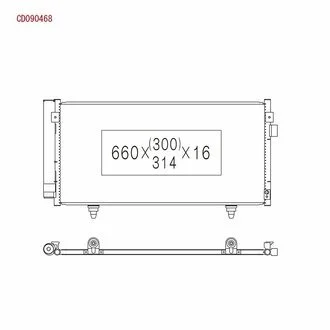Радиатор кондиционера KOYORAD CD090468