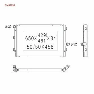 Радіатор охолодження двигуна KOYORAD PL452659