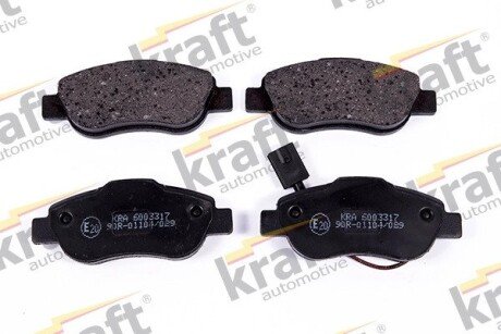 Гальмівні колодки дискові 24072 KRAFT 6003317