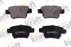 Гальмівні колодки дискові 24150 KRAFT 6016000 (фото 1)