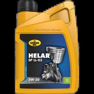 Моторное масло Helar SP LL-03 5W-30 синтетическое 1 л KROON OIL 33094
